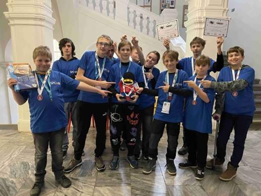 Černilováci na soutěži First Lego League